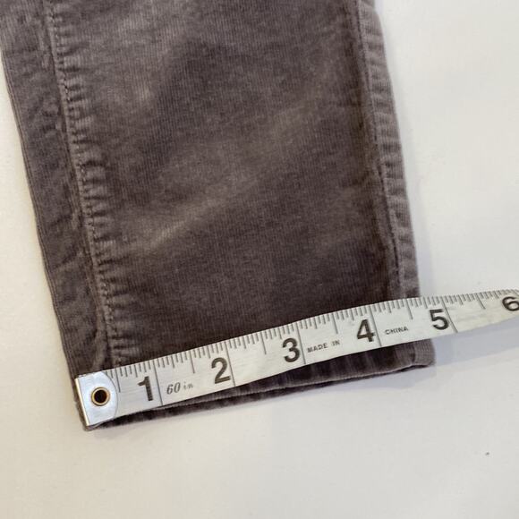 LOFT Outlet Curvy Skinny Women’s Gray Baby Corduroys EUC Sz 14 Cotton Stretch - Picture 11 of 11